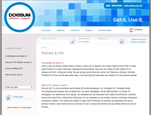 Tablet Screenshot of doesum.nl